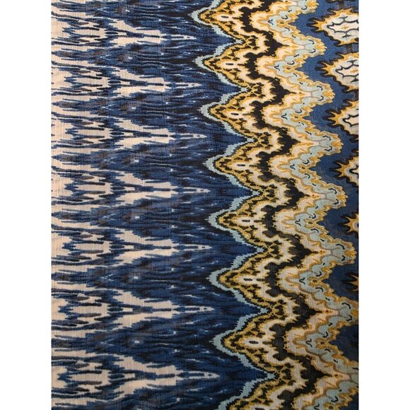 O'Neill Womens Swim Cover Up Sz M Blue Multi Bali Print Sheer Boho‎ - Picture 4 of 12